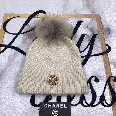 chanel knit hat|chanel hat for women.